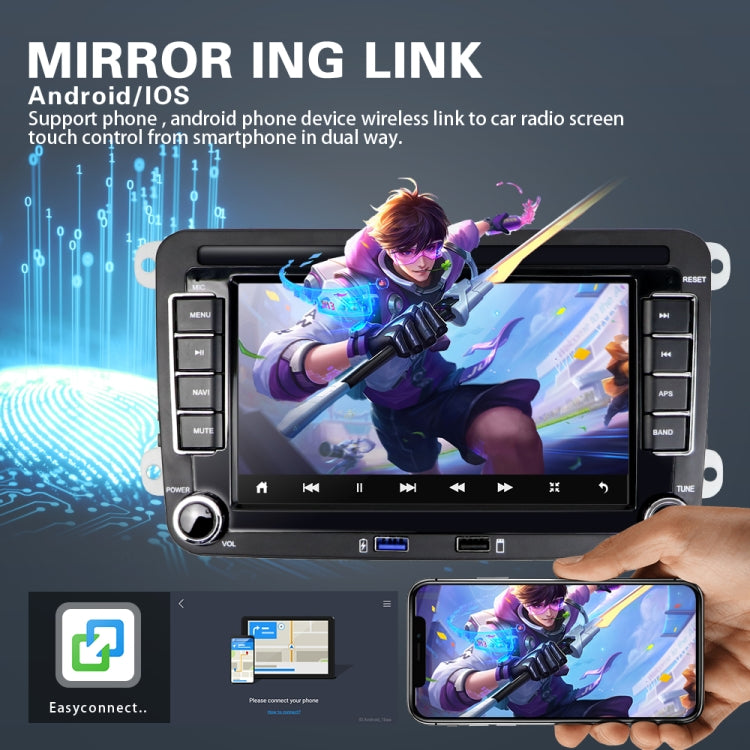 Suitable for Volkswagen 7-inch Car Multimedia Player Navigation Bluetooth Reversing Integrated Machine Android 10.0, 1+16G, 2+16G, 2+32G Suitable for Volkswagen 7-inch Car Multimedia Player Navigation Bluetooth Reversing Integrated Machine Android 10.0, 1+16G, 2+16G, 2+32G